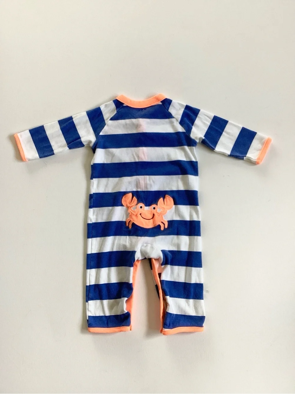 Carter’s Striped Crab Romper Pajamas